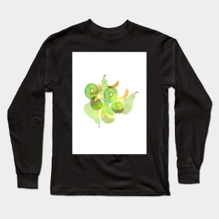 Green Fruit Mix Long Sleeve T-Shirt